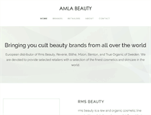 Tablet Screenshot of amlabeauty.com